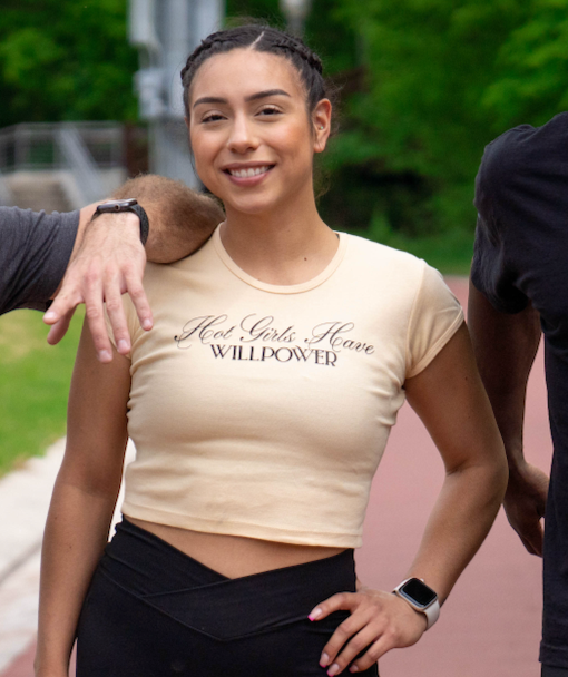Hot Girls Have Willpower Crop Top